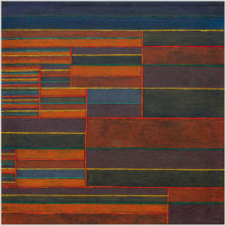 Akustikbild mit einem Motiv von Paul Klee mit dem Titel "In der Strömung sechs Schwellen"
